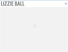 Tablet Screenshot of lizzieball.com